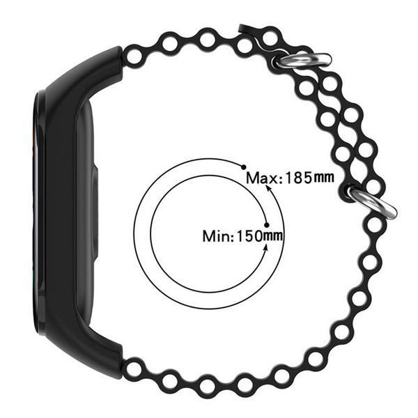 Ремешок Ocean Band для Xiaomi Mi Band 3/4/5/6/7 Black 212-01324 фото