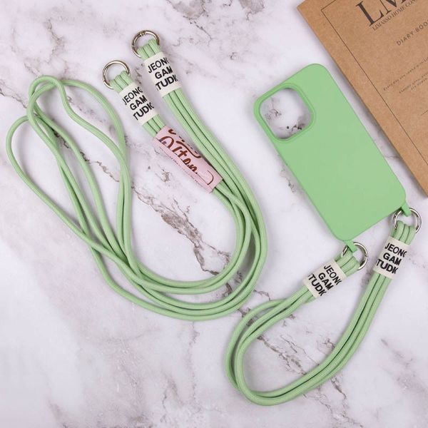 Чехол TPU two straps California для iPhone 13 Pro Pistachio 208-05641 фото
