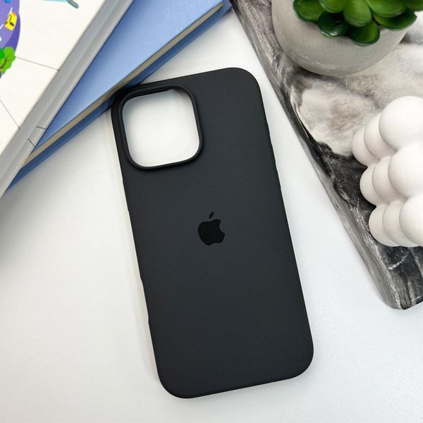 Силиконовый чехол для iPhone 16 Pro Max Dark Grey 666-01271 фото