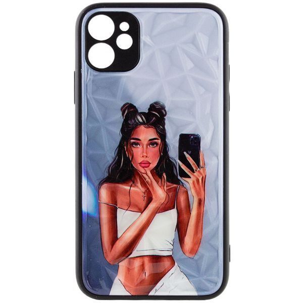 TPU+PC чехол Prisma Ladies для Apple iPhone 11 (6.1") Black in White 208-05970 фото