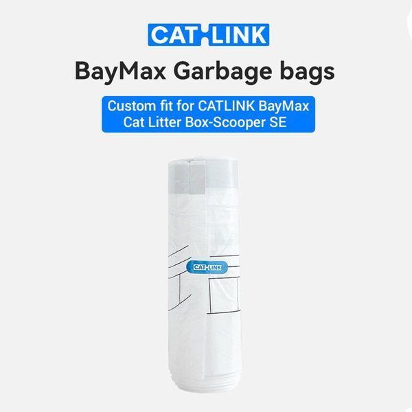 Мішки для сміття CATLINK For BAYMAX Cat Litter Box x 2 рулони (40 пакетів) 656-00606 фото