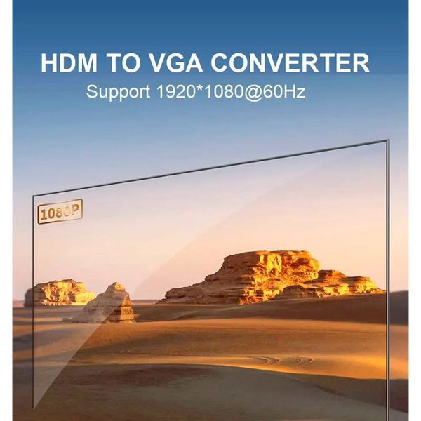 Перехідник UGREEN CM611 HDMI to VGA Adapter(UGR-90813) UGR-90813 фото