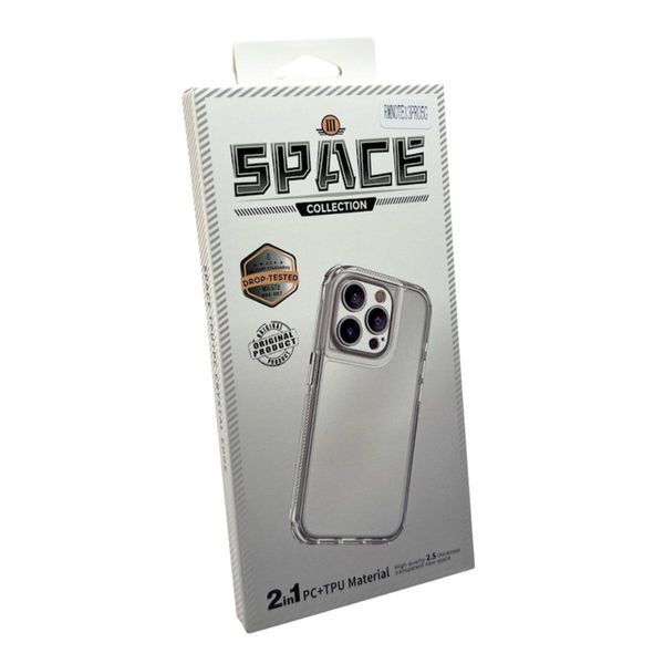 Протиударний чохол для смартфона Space III для Xiaomi Redmi Note 13 Pro 5G/Poco X6 Transparent 666-02241 фото