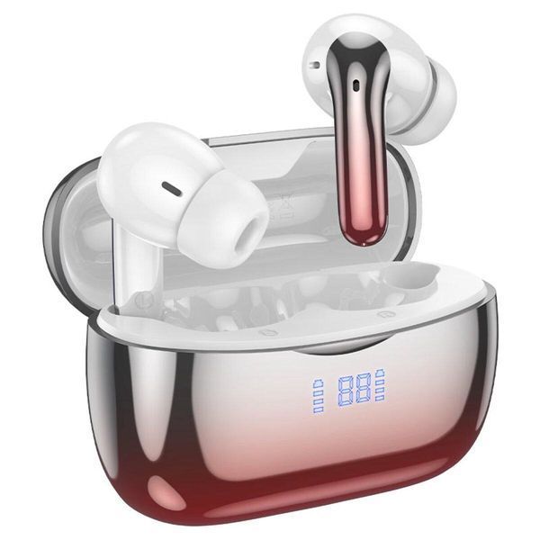 Бездротові навушники HOCO EQ16 Shine true wireless ANC+ENC Noise Reduction BT headset Red glaze 656-03858 фото