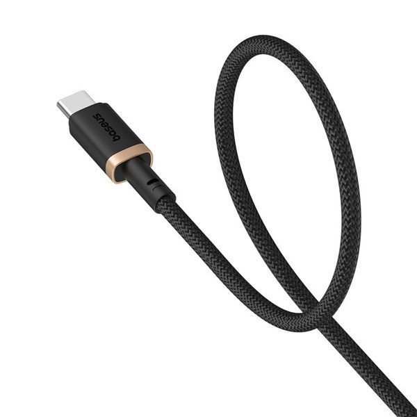 Кабель Baseus Dura Series Fast Charging Cable USB to Type-C 60W 2m Gold+Black P10377802U01-02 фото