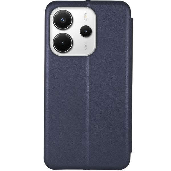 Шкіряний чохол-книжка Classy для Xiaomi Redmi Note 14 4G (Europe version) Navy Blue 777-05278 фото