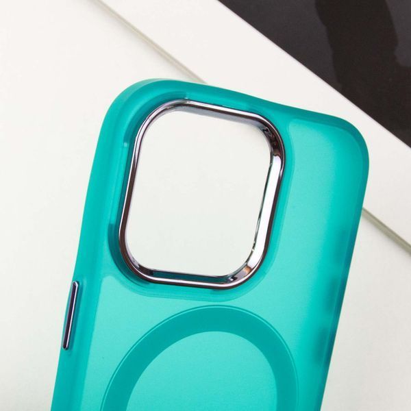 Чехол TPU+PC Lily with MagSafe для Apple iPhone 13 Pro (6.1") Green 214-03622 фото