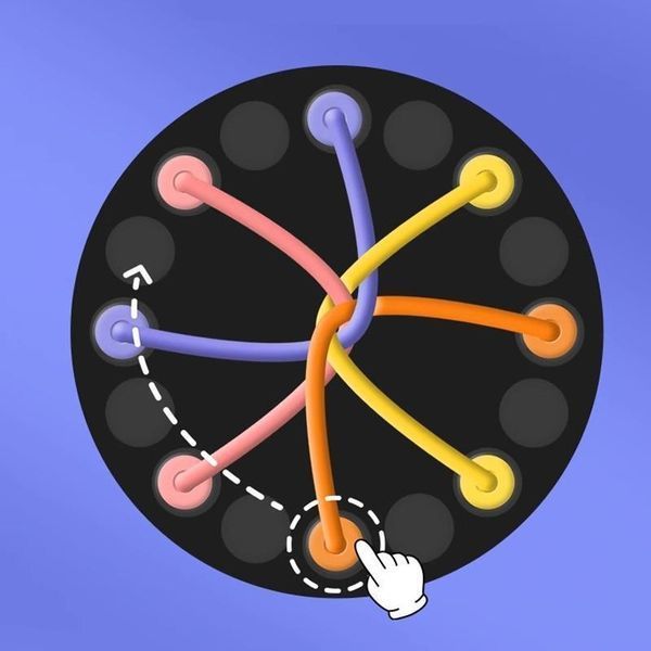Настільна інтерактивна гра Ummi M8J Rope Untangling Game 656-03339 фото