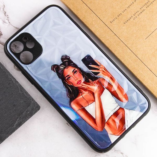 TPU+PC чехол Prisma Ladies для Apple iPhone 11 (6.1") Black in White 208-05970 фото