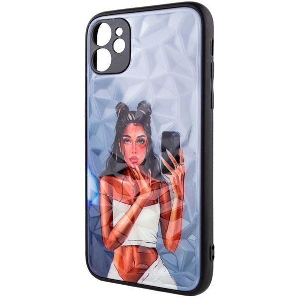 TPU+PC чехол Prisma Ladies для Apple iPhone 11 (6.1") Black in White 208-05970 фото