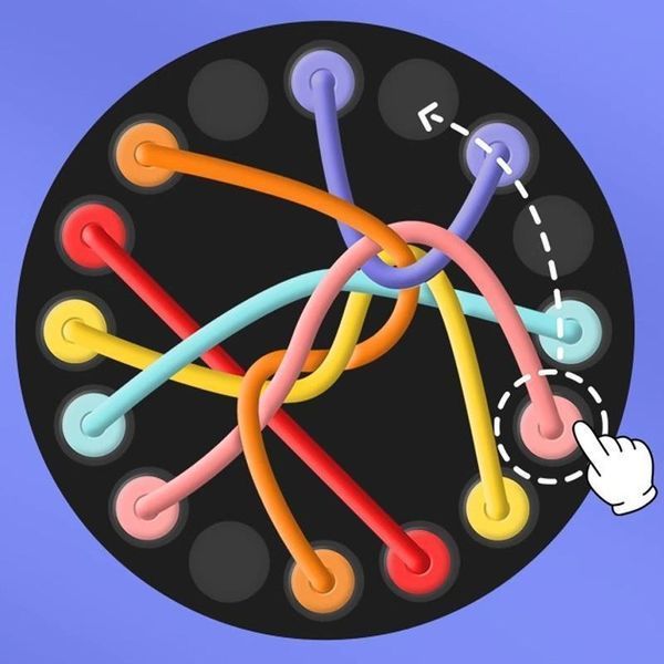 Настільна інтерактивна гра Ummi M8J Rope Untangling Game 656-03339 фото