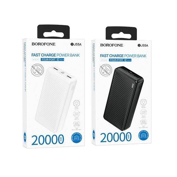 Power Bank Borofone BJ55A Graceful 20000 mAh Білий 656-01424 фото