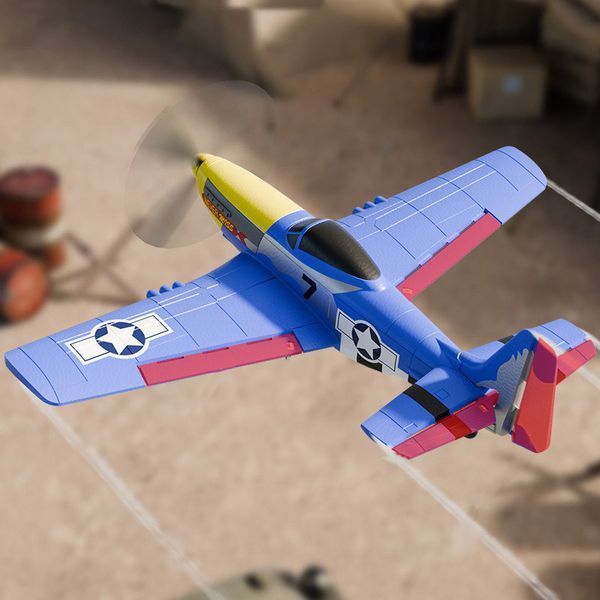 Літак на радіокеруванні SCHE W551 Four-channel Stunt Fighter Blue 656-03529 фото