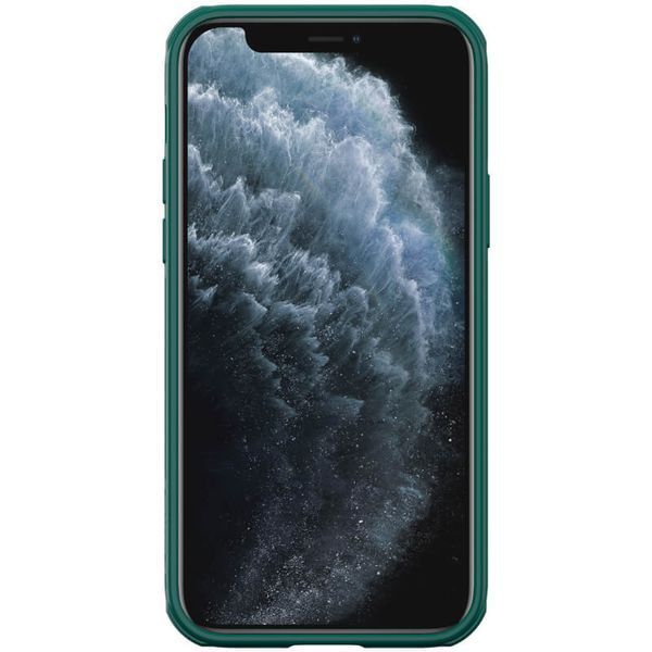 Карбонова накладка Nillkin CamShield Pro для Apple iPhone 14 Pro Max (6.7") Dark Green 777-08125 фото