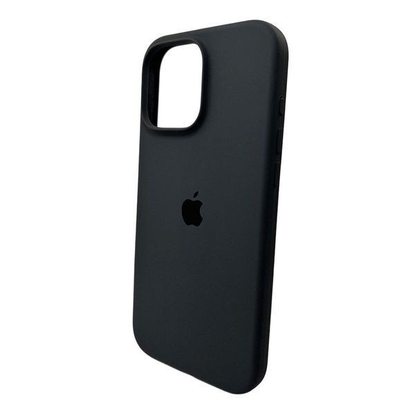 Силиконовый чехол для iPhone 16 Pro Max Dark Grey 666-01271 фото