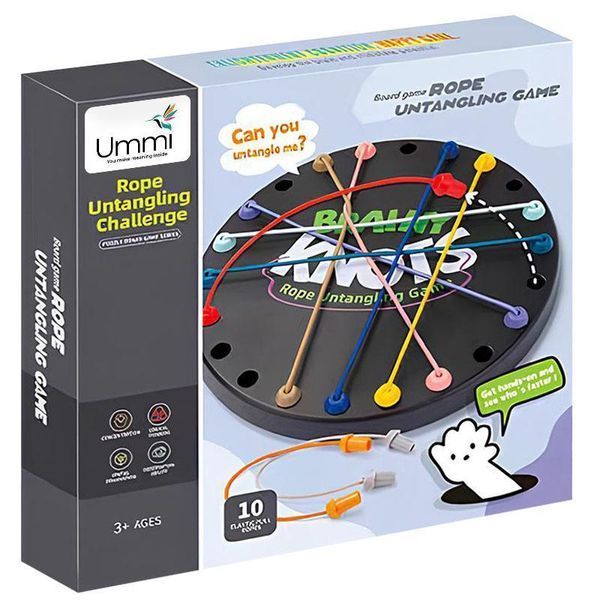 Настільна інтерактивна гра Ummi M8J Rope Untangling Game 656-03339 фото