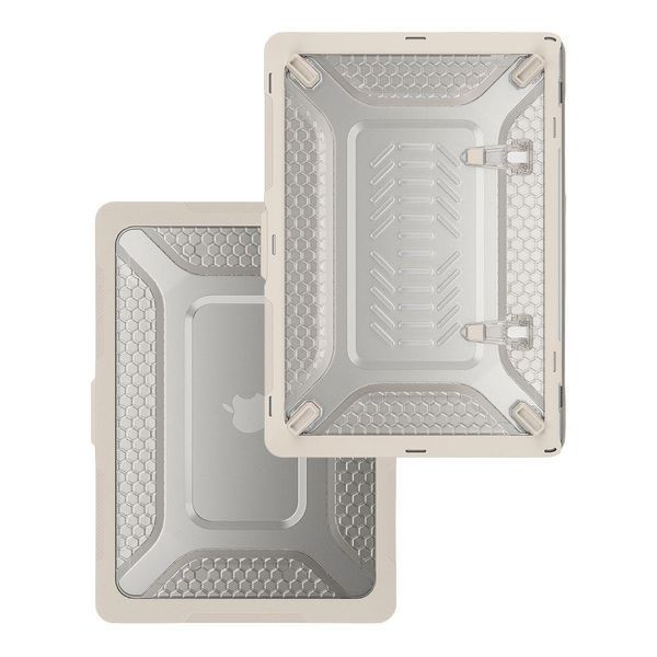Накладка TPU+PC Hex Shield для MacBook Air 13" 2018/2020 (A2337 M1/A2179/A1932) Stone 777-07795 фото