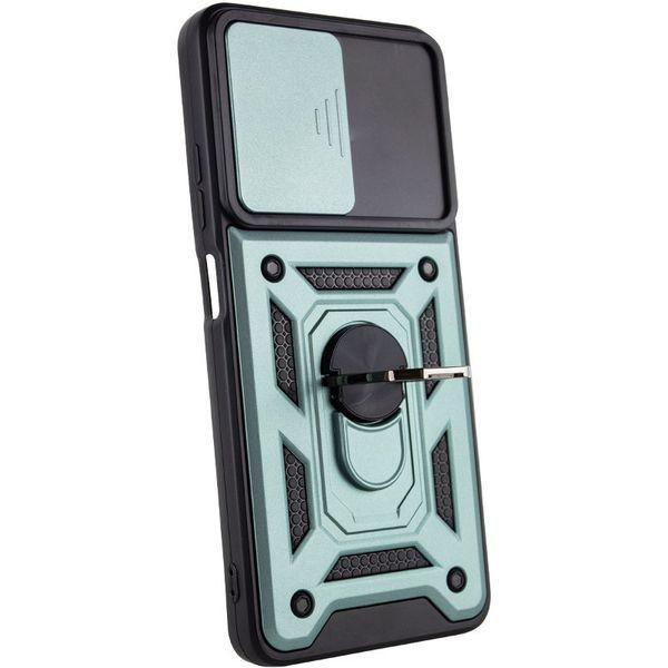 Ударостійкий чохол Camshield Serge Ring для Xiaomi Redmi Note 11 (Global) / Note 11S Green 777-04627 фото