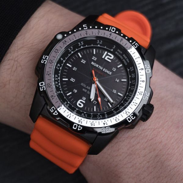 Механічні годинники NORTH EDGE EVOQUE 2 Orange 301-00011 фото