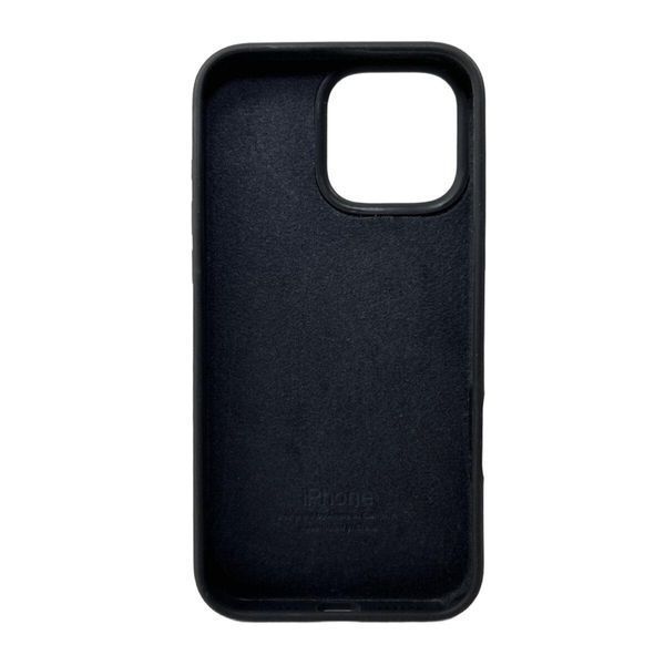 Силиконовый чехол для iPhone 16 Pro Max Dark Grey 666-01271 фото