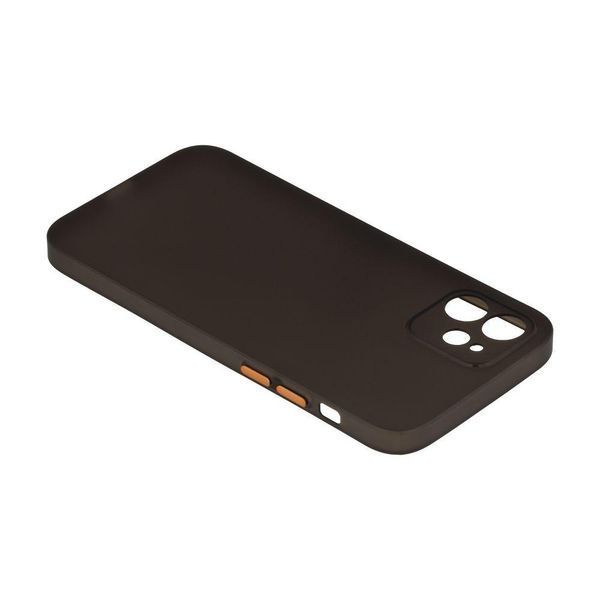Силіконовий чохол Ultra-thin Matte TPU with Frame для iPhone 12 Чорний 208-01092 фото