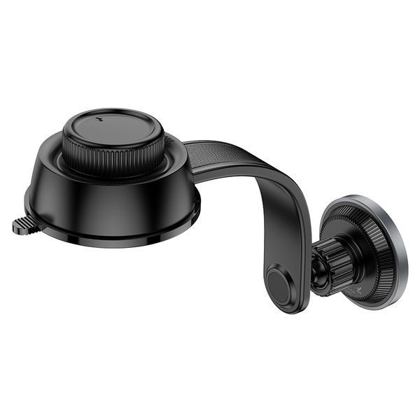 Автотримач для телефона BOROFONE BH123 Profit magnetic car holder(center console) black metal gray 6941991118715 фото