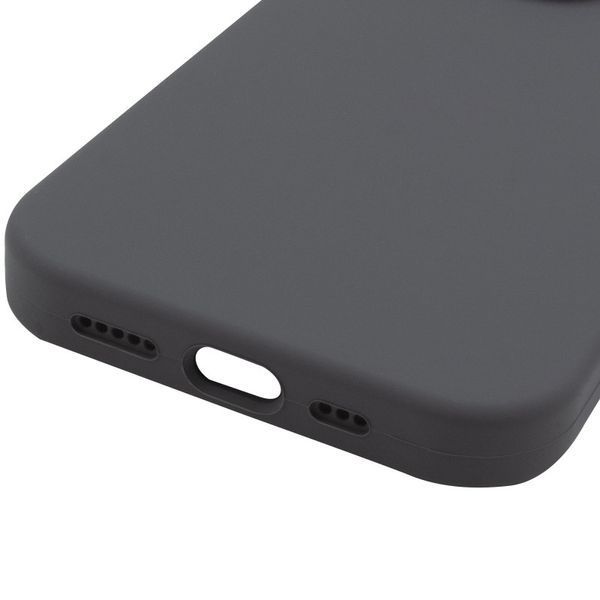 Силіконовий чохол Silk Full Camera Protective для Apple iPhone 16 Pro (6.3") Dark Gray 777-09575 фото