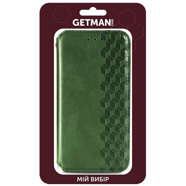 Шкіряний чохол-книжка GETMAN Cubic для Xiaomi 13 Зелений 555-01863 фото