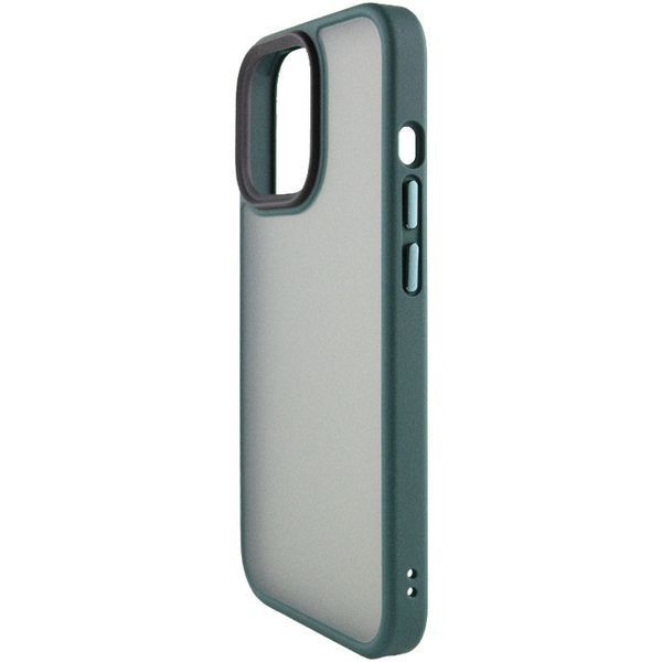 TPU+PC чохол Metal Buttons для Apple iPhone 13 Pro Max (6.7") Зелений 777-08320 фото