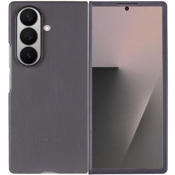 Кожаный чехол Leather Case для Samsung Galaxy Z Fold7 Gray 777-07993 фото