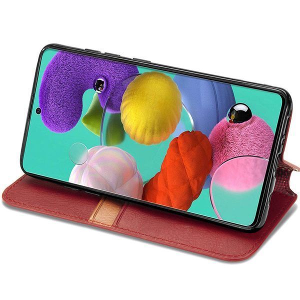 Шкіряний чохол-книжка GETMAN Cubic для Xiaomi Redmi 9A Червоний 555-01967 фото