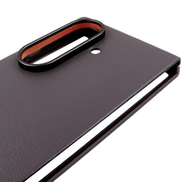 Кожаный чехол Leather Case для Samsung Galaxy Z Fold7 Gray 777-07993 фото
