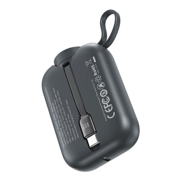 Power Bank XO PR260 Self-watch wireless charger, Type-C cable digital fast charger 20W, 10000 mAh 656-03313 фото