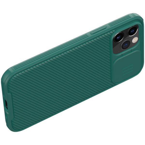 Карбонова накладка Nillkin CamShield Pro для Apple iPhone 14 Pro Max (6.7") Dark Green 777-08125 фото
