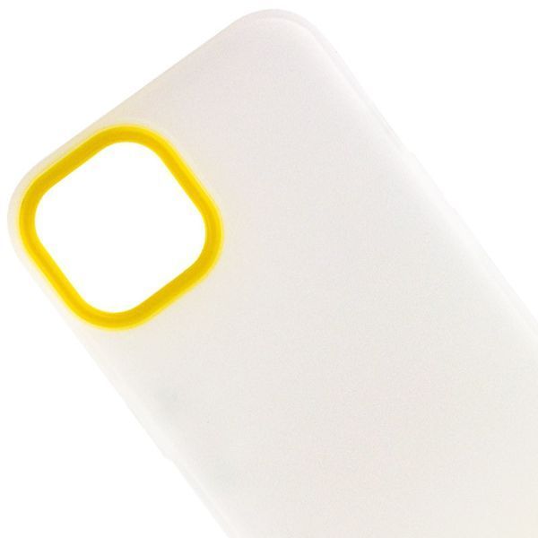 Чехол TPU+PC Bichromatic для Apple iPhone 13 (6.1") Matte / Yellow 555-03994 фото