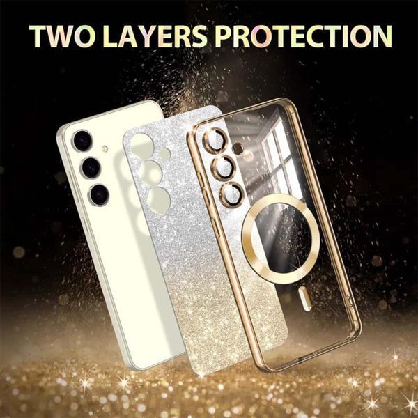 Чохол для смартфона Cosmic CD Shiny Magnetic для Samsung Galaxy S24 Plus Gold 666-02162 фото