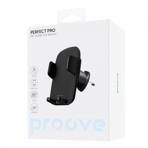 Автодержатель Proove Perfect Pro Air Outlet Car Mount black 656-02637 фото