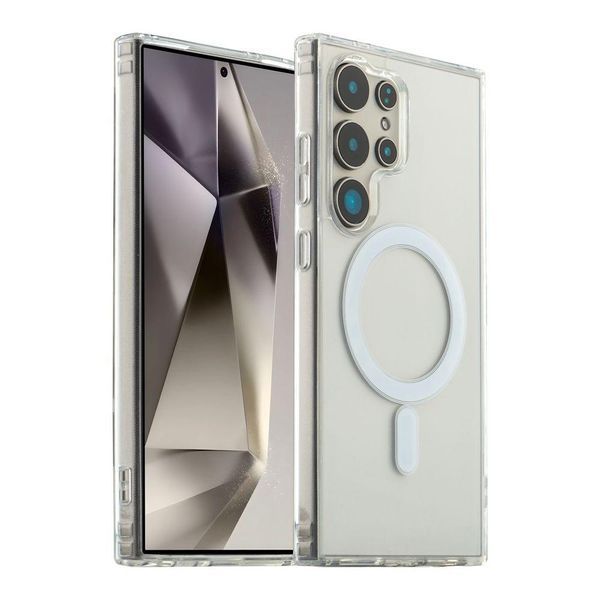 Чехол TPU Clear Case with MagSafe для Samsung Galaxy S24 Ultra 5G (S928) Transparent 777-03579 фото