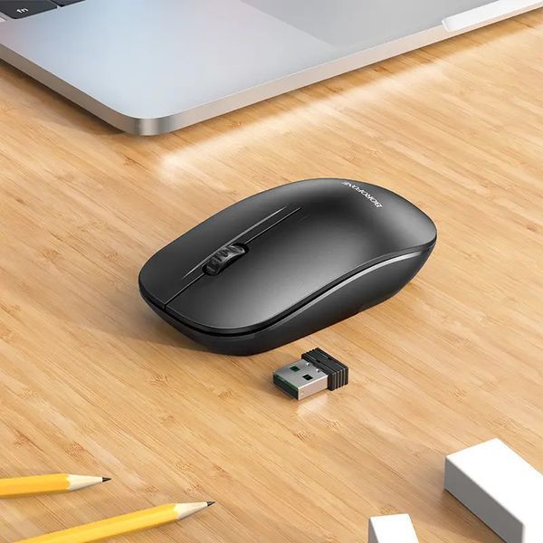 Маніпулятор миша BOROFONE BG14 Planet 2.4G business wireless mouse Black 6941991113376 фото