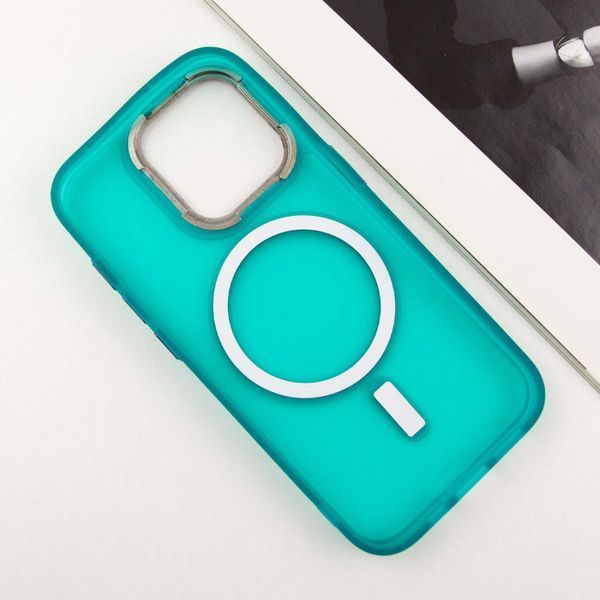 Чехол TPU+PC Lily with MagSafe для Apple iPhone 13 Pro (6.1") Green 214-03622 фото