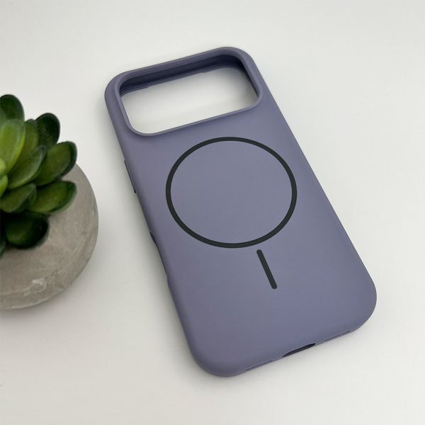 Чохол для смартфона Silicone Case Magnetic для Apple iPhone 17 Pro Max Lavender Grey 666-04158 фото