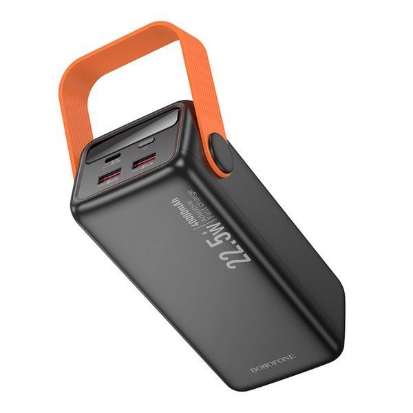 Зовнішній акумулятор Power Bank Borofone BJ66 Magnifico 22.5W+PD20 40000 mAh Black 656-03777 фото