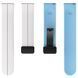 Силіконовий ремінець Classy для Smart Watch 20mm White / Blue 212-01474 фото 4