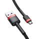 Кабель Baseus Cafule Cable USB For Micro 2.4A 1m Red+Black CAMKLF-B91 фото 6