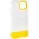 Чехол TPU+PC Bichromatic для Apple iPhone 13 (6.1") Matte / Yellow 555-03994 фото 3