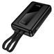 Внешний аккумулятор HOCO J162A Full power 22.5W+PD20W fully compatible power bank with two cables (20000mAh) Black 6942007663083 фото 4