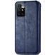 Шкіряний чохол-книжка GETMAN Cubic для Xiaomi Redmi 10 Синій 555-01917 фото 3