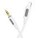 Аудіокабель BOROFONE BL20 True sound silicone digital audio conversion cable iP White 6941991114403 фото 3