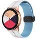 Силіконовий ремінець Classy для Smart Watch 20mm White / Blue 212-01474 фото 1