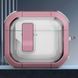 Футляр противоударный Locking Button для наушников Airpods 3 Pink 203-00414 фото 2